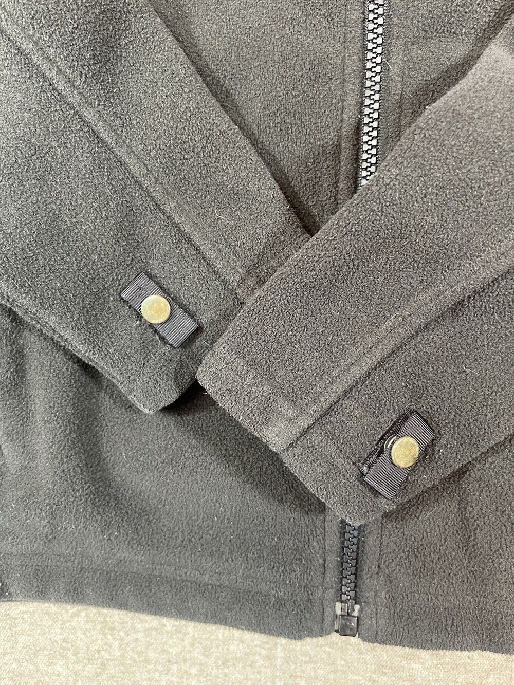 The North Face Fleece Jacket Black T201 Size Youth M Medium (10-12) Casual Warm - Picture 7 of 9